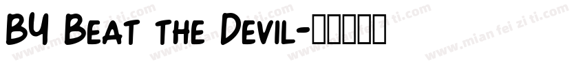 BY Beat the Devil字体转换